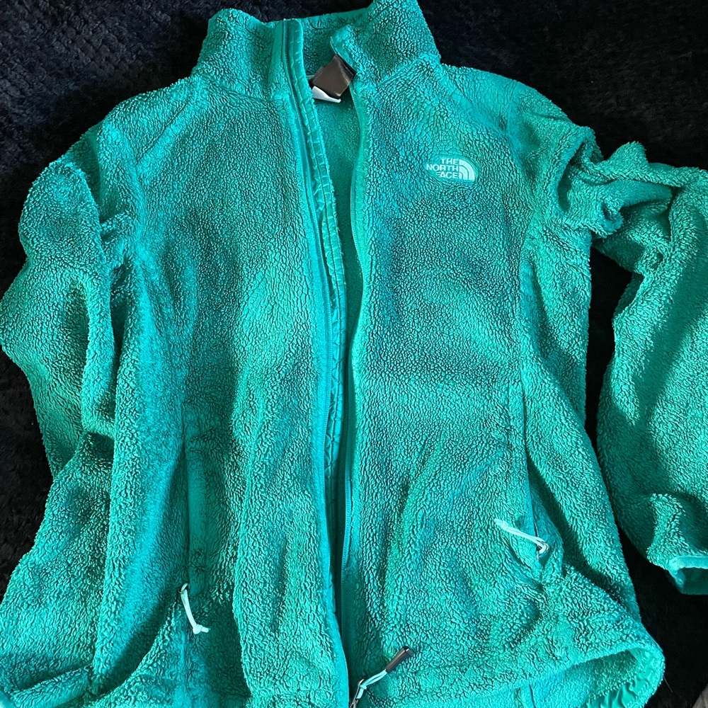 Fuzzy Zip Up Jacket - image 1